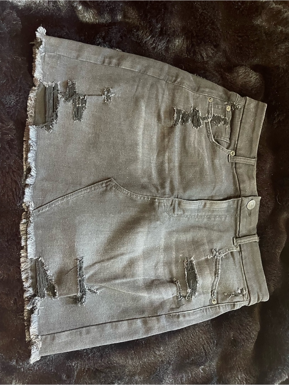 American Eagle Outfitters Black Denim Skirt